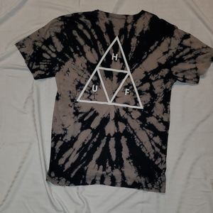 HUF medium bleach tie dye